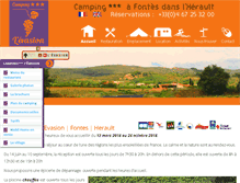 Tablet Screenshot of campingevasion.com